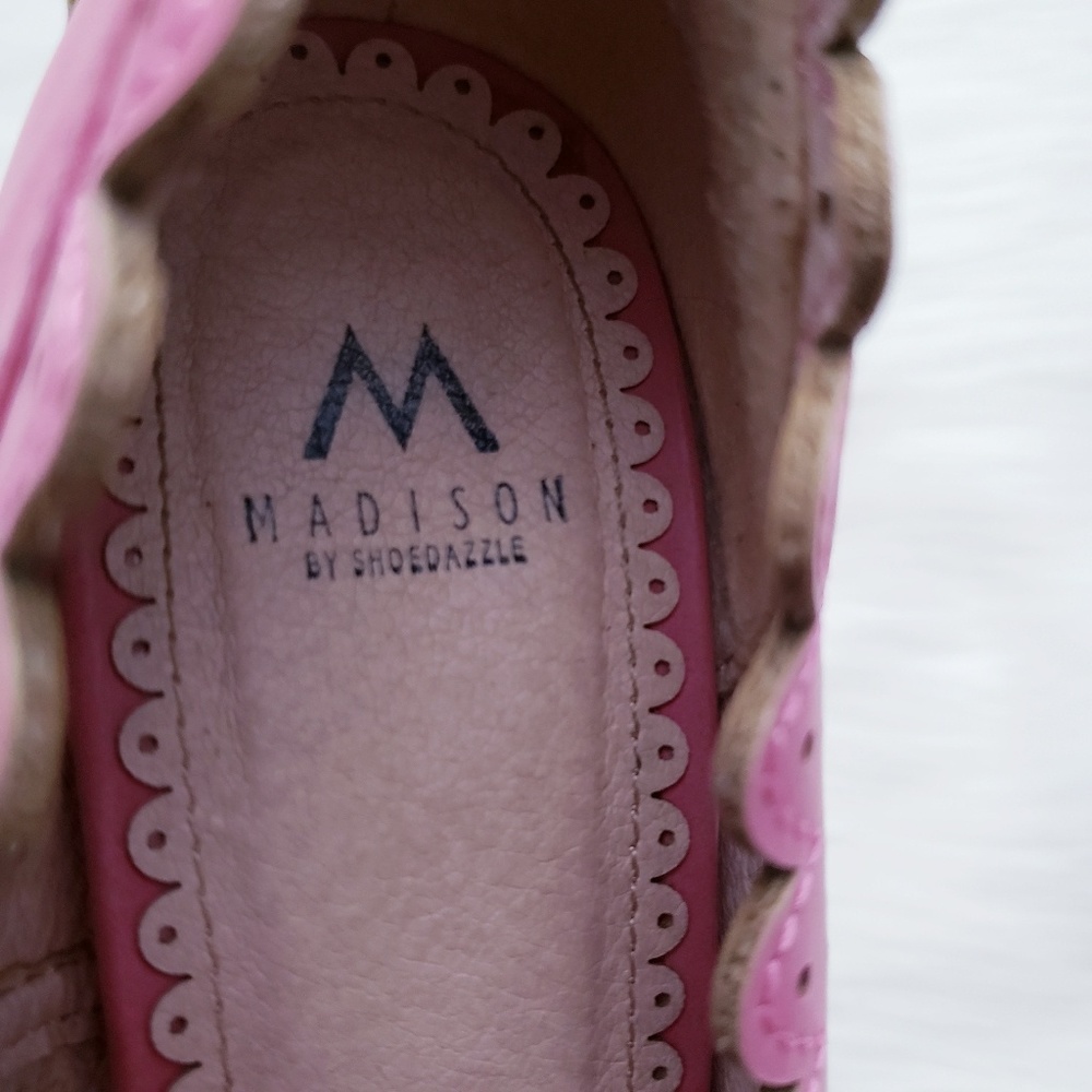 Madison by Shoedazzle Tamber Pink Perforated Pumps - Picture 7 of 7